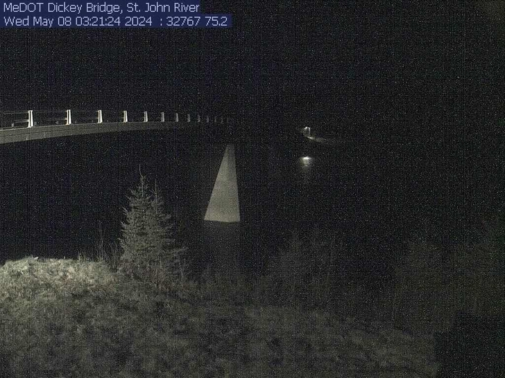 Dickey Bridge on the St. John River Webcam