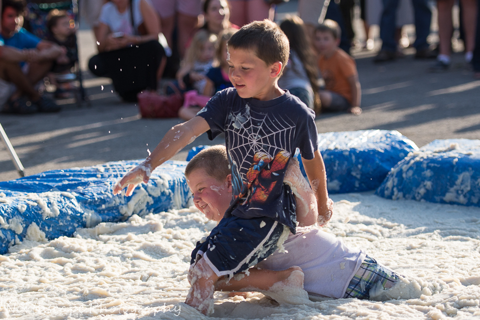 Mashed Potato Wrestling at the Maine Potato Blossom Festival