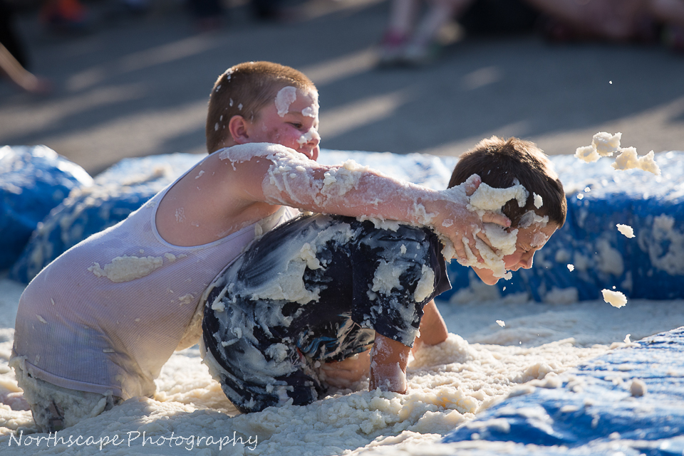 Mashed Potato Wrestling at the Maine Potato Blossom Festival