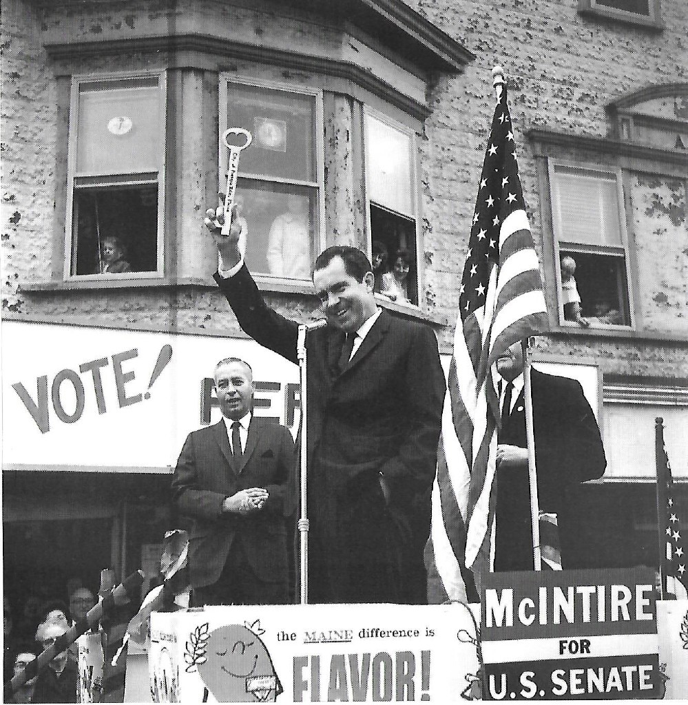 Richard Nixon campaigning in Presque Isle in 1964