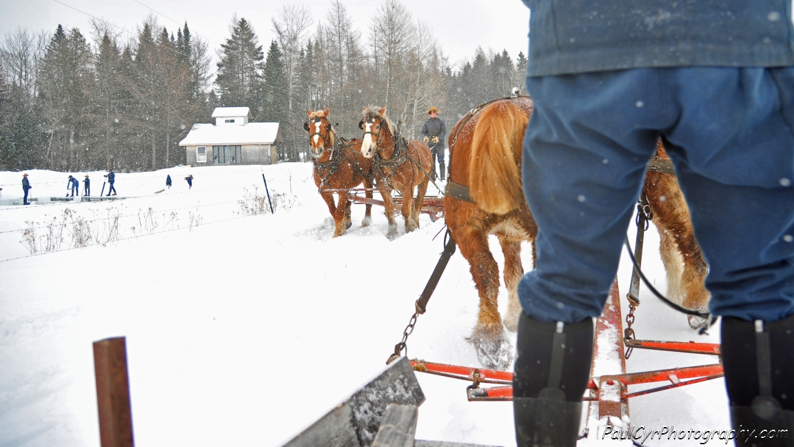 amish ice cutting 4